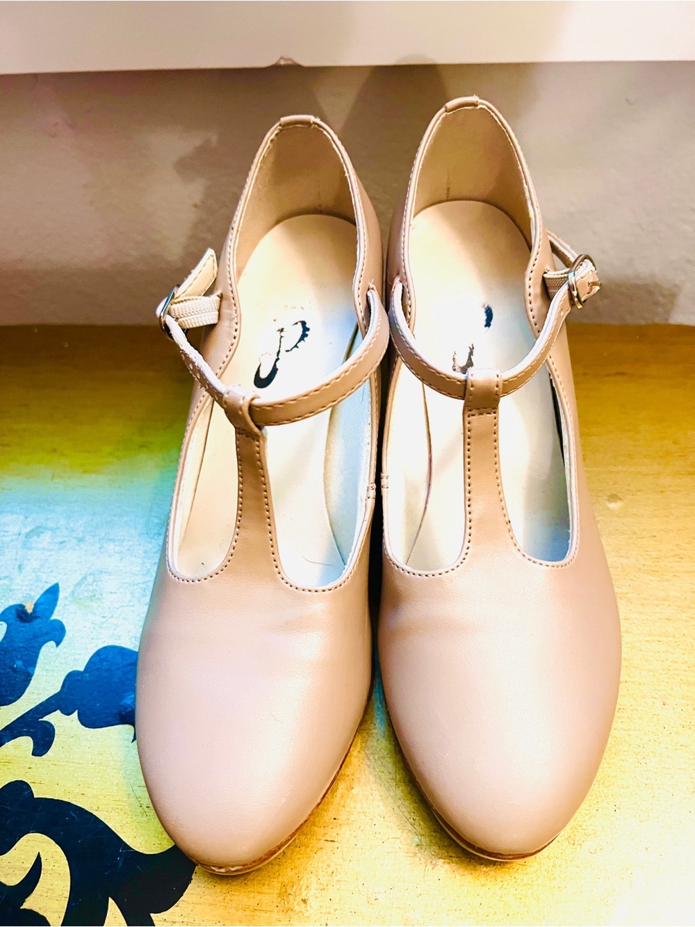 T-Strap musical theater character shoes with taps